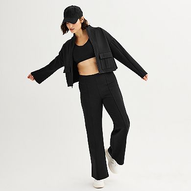 Women's FLX High-Rise Ponte Wide Leg Pants