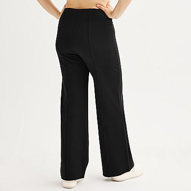 Women's FLX High-Rise Ponte Wide Leg Pants