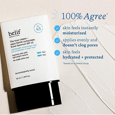 The True Cream Aqua Bomb SPF 45 Korean Moisturizer Face Sunscreen