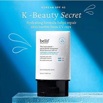 The True Cream Aqua Bomb SPF 45 Korean Moisturizer Face Sunscreen