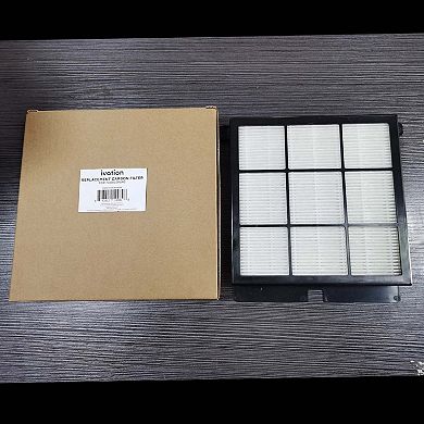 Ivation Replacement HEPA and Carbon Filter for IVADOZPUR, 1 Count All-in-One System for Air Quality