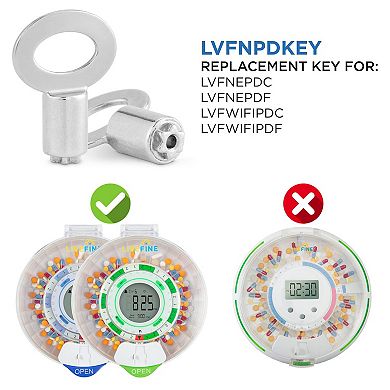Livefine Replacement Key For Live Fine Pill Dispensers