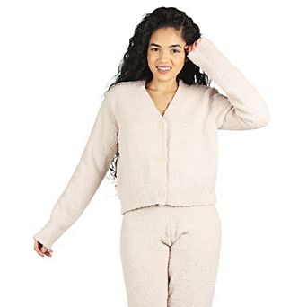 Women's Cozy Knit V-neck Button-down Cardigan Sweater