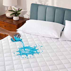Extra Deep Quilted Mattress Protector - Fitted Cover, OEKO-TEX Certified, 4.5 TOG