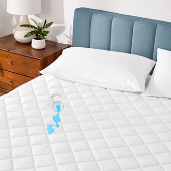 Bare Home Waterproof Fitted Mattress Pad