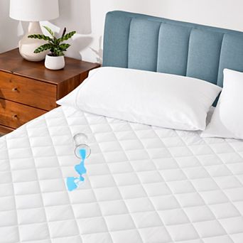Bare Home Waterproof Fitted Mattress Pad