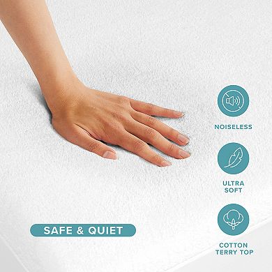 Bare Home Waterproof Fitted Mattress Pad