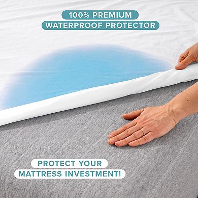 Bare Home Waterproof Fitted Mattress Pad