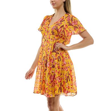 Women's Taylor Printed Chiffon Dress