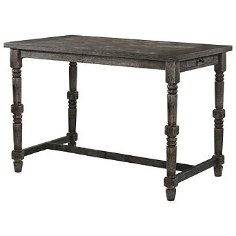 Best Master Furniture Eva 55" Wood Counter Height Dining Table