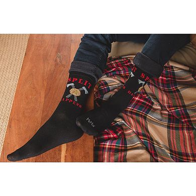Men's Split Happens Novelty Crew Sock