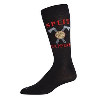 Men's Split Happens Novelty Crew Sock
