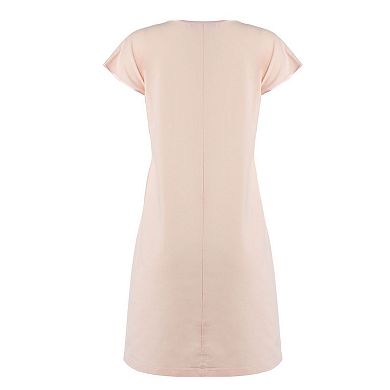 Women's Ultra-soft Floral Lace Embroidered V-neck Nightshirt