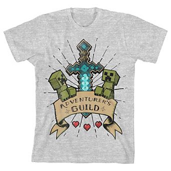 Girl's 7-16 Minecraft Adventurers Short Sleeve Tee