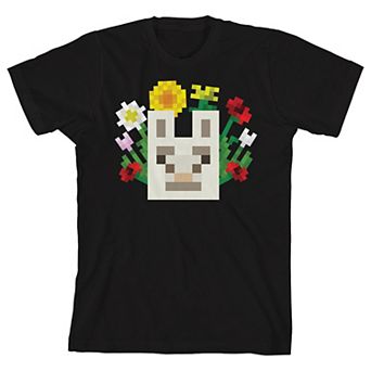 Girl's 7-16 Minecraft Short Sleeve Tee