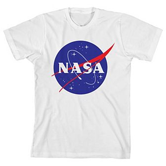 Girl's 7-16 NASA Space Logo Short Sleeve Tee