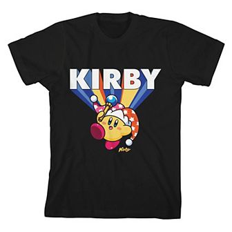 Girl's 7-16 Kirby Beam Flying Text Short Sleeve Tee