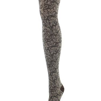 Fall Fashion Flirtatious Filigree Sweater Tights