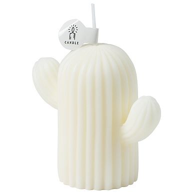 Cactus Shaped Scented Candle, Handmade Soy Wax Aesthetic Candles