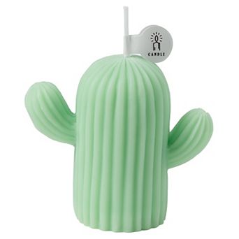 Cactus Shaped Scented Candle, Handmade Soy Wax Aesthetic Candles