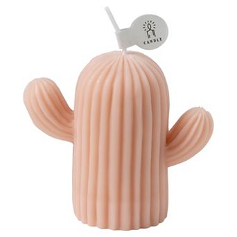 Cactus Shaped Scented Candle, Handmade Soy Wax Aesthetic Candles