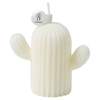 Cactus Shaped Scented Candle, Handmade Soy Wax Aesthetic Candles