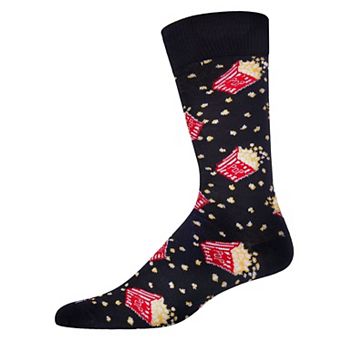Men's Pass The Popcorn Novelty Crew Sock