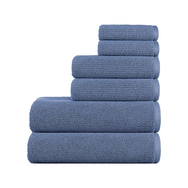 Sonoma Goods For Life® 6-pc. Quick-Dry Bath Towel Set - Blue