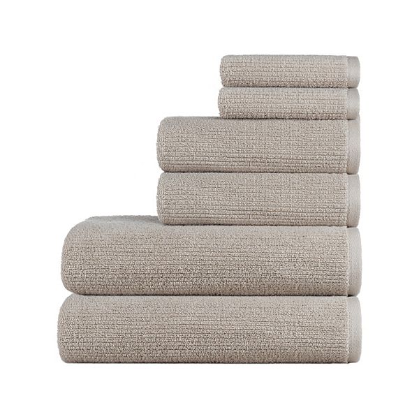 Sonoma Goods For Life® 6-pc. Quick-Dry Bath Towel Set - Twine