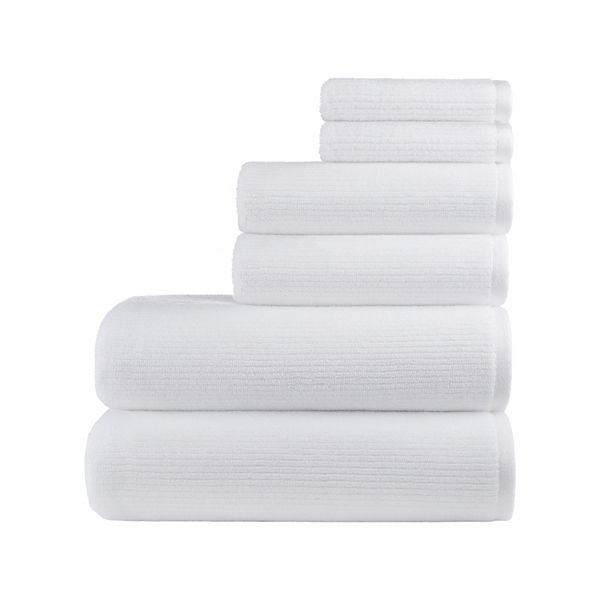 Sonoma Goods For Life® 6-pc. Quick-Dry Bath Towel Set - White