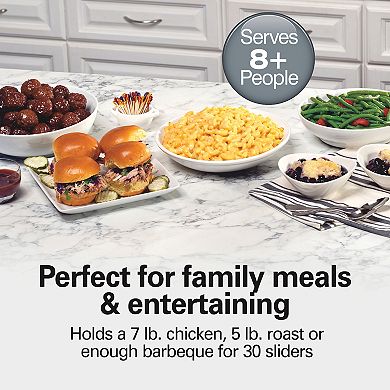 Hamilton Beach 7 Qt. Set & Forget Programmable Slow Cooker
