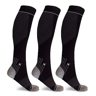 Copper Compression Pain Relief Targeted Knee High Compression Socks - 6 Pair