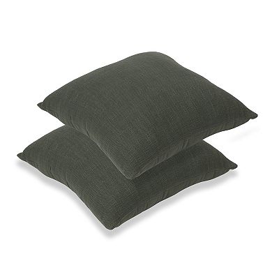 Sonoma Goods For Life® 2-pc. 18" x 18" Textured Slub Solid Pillow Set