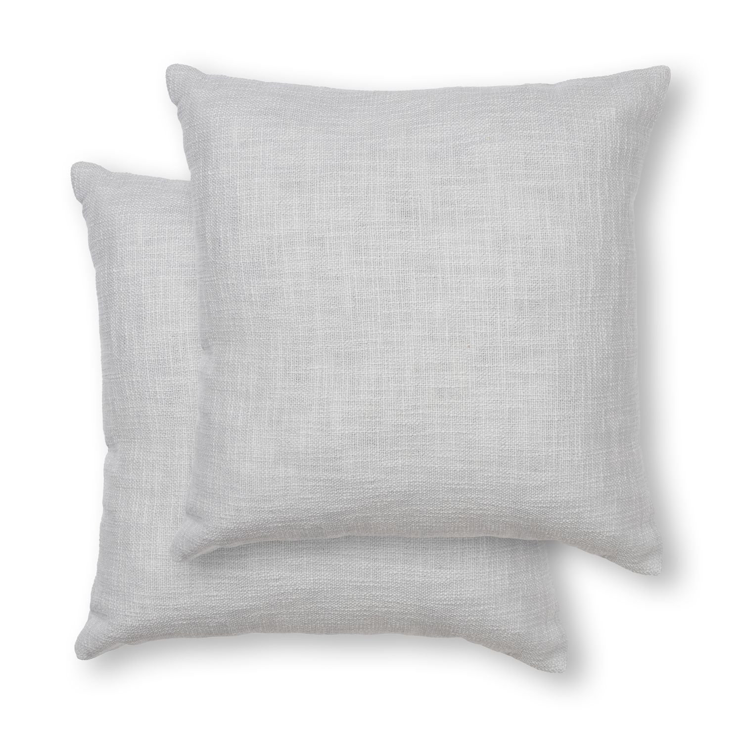 Sonoma Goods For Life® 2-pc. 18" x 18" Textured Slub Solid Pillow Set - Gray