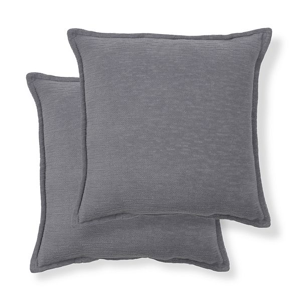 Sonoma Goods For Life® 2 Pack Chenille Pillows - Gray (17X17)