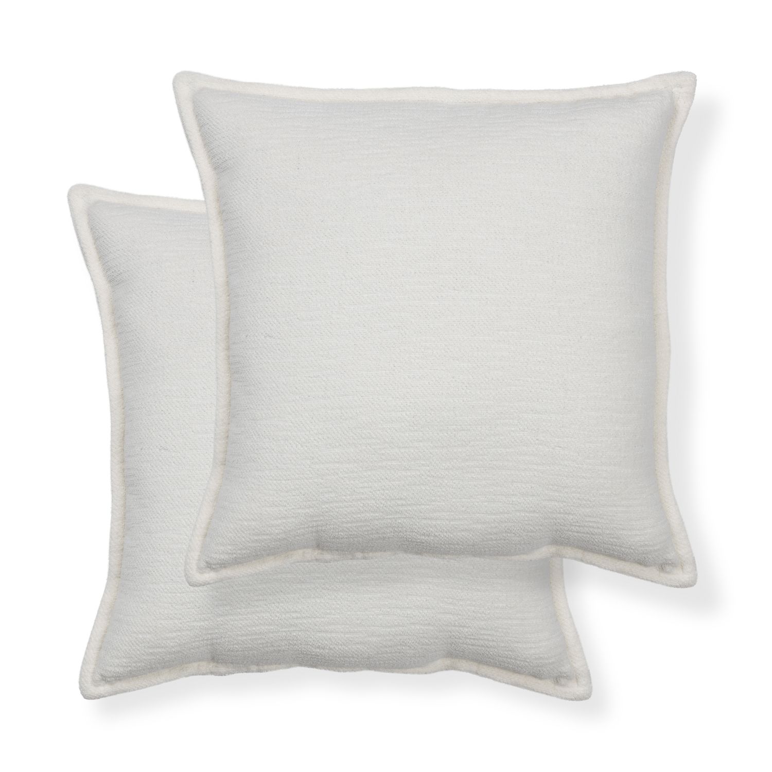 Sonoma Goods For Life® 2 Pack Chenille Pillows - Ivory (17X17)