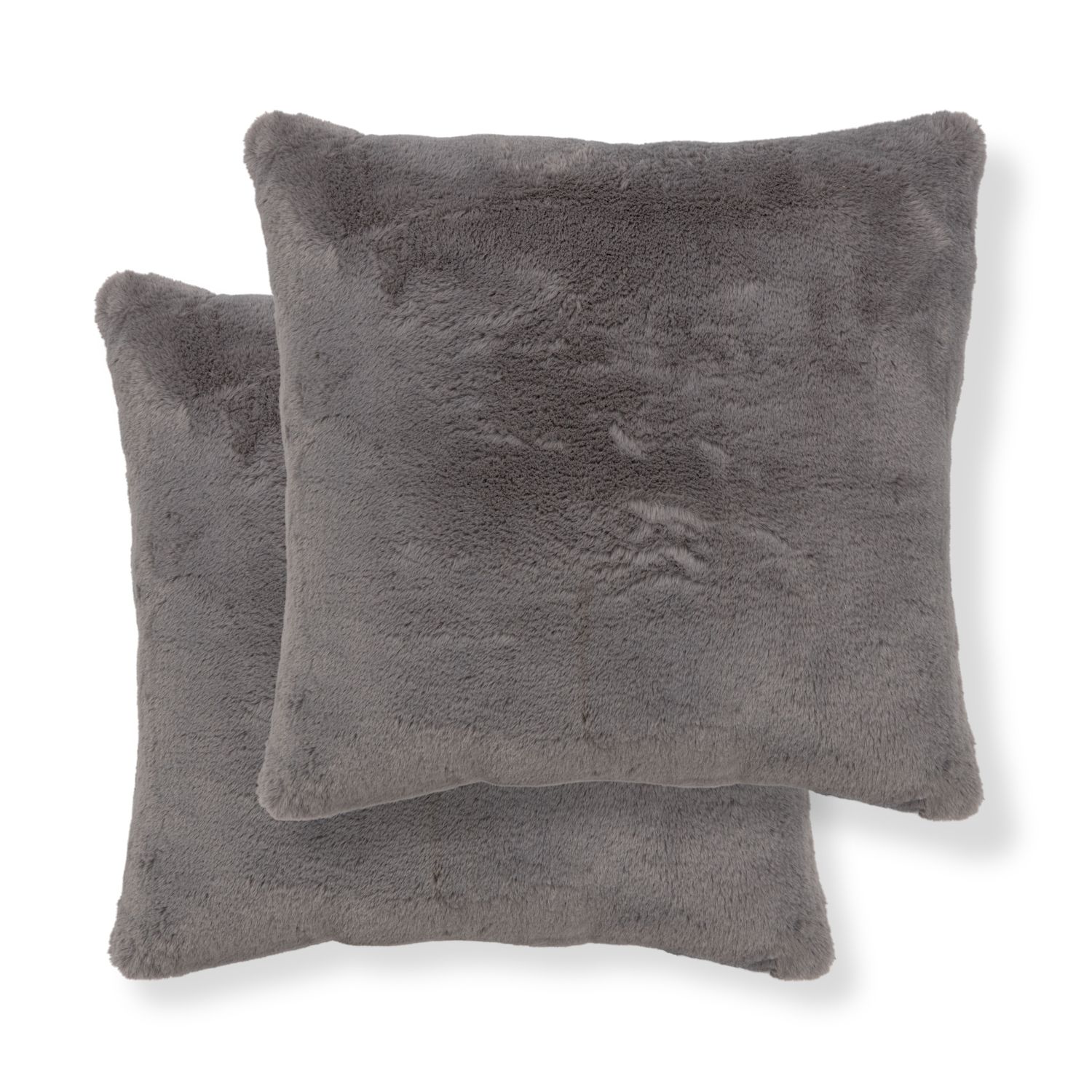 Sonoma Goods For Life® 2 Pack Faux Fur Pillows - Gray