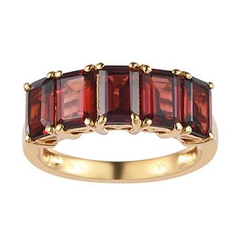 14k Gold Over Silver Natural Peridot Ring