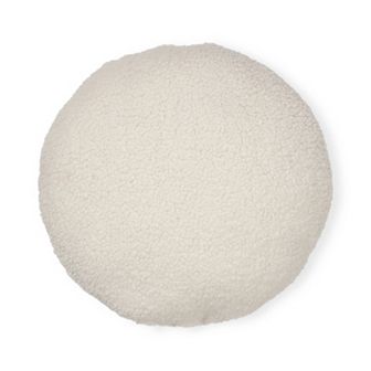 Sonoma Goods For Life® 16" White Boucle Round Throw Pillow