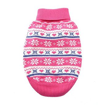Doggie Design Combed Cotton Cable Knit Dog Sweater