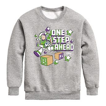 Disney / Pixar's Toy Story Buzz Lightyear Boys 8-20 One Step Ahead Fleece Sweatshirt