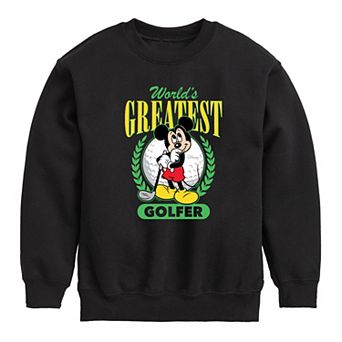 Disney's Mickey Mouse Boys 8-20 Greatest Golfer Fleece Sweatshirt