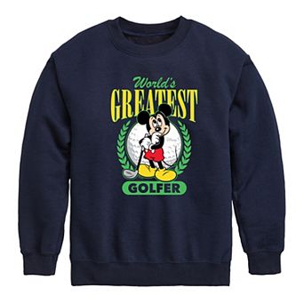 Disney's Mickey Mouse Boys 8-20 Greatest Golfer Fleece Sweatshirt