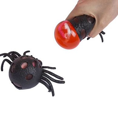 3pcs Halloween Compulsive Venting Toy Stress Reliever Compulsive Spider Monster
