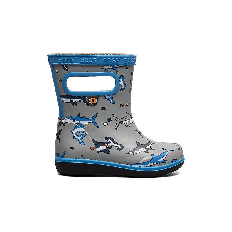UPC 603246229992 product image for Bogs Skipper II Kids' Waterproof Rain Boots, Kids Unisex, Size: 6 T, Shark | upcitemdb.com