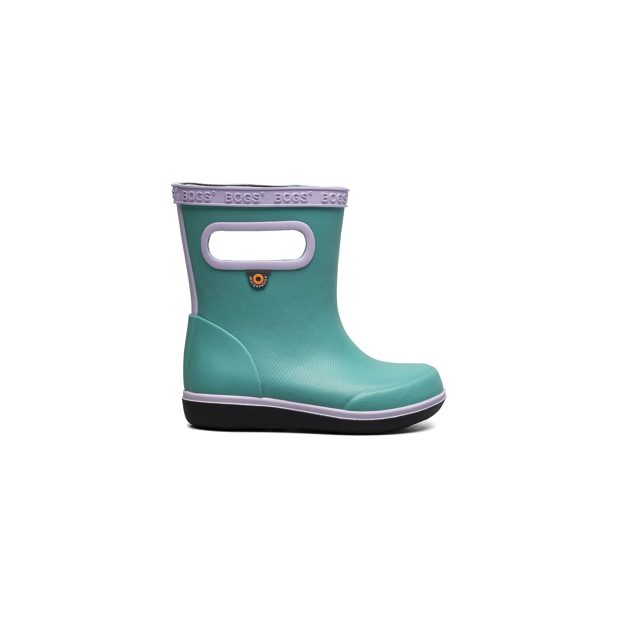 Bogs Skipper II Kids Waterproof Rain Boots, Boys, Size: 10, Blue