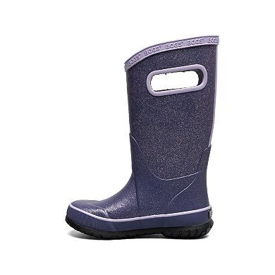 Bogs Kids' Waterproof Glitter Rain Boots