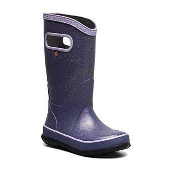 Bogs Kids' Waterproof Glitter Rain Boots