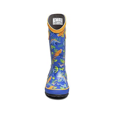 Bogs Boys' Super Dino Waterproof Rainboots