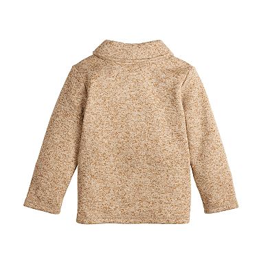 Baby and Toddler Boy Jumping Beans® Shawl Collar Fleece Sweatshirt
